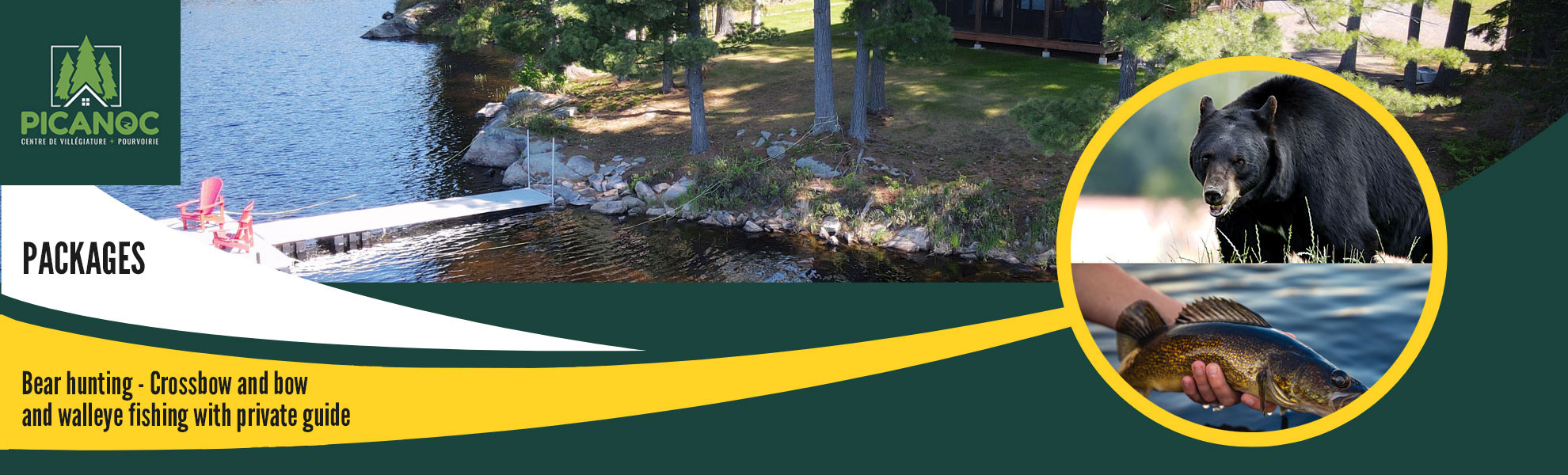 Bear Hunting - Firearms with Private Guide (Walleye Fishing  available)
